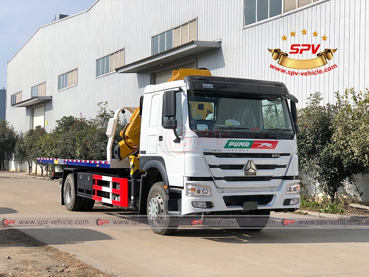 8 Tons Wrecker Truck with Crane - RF